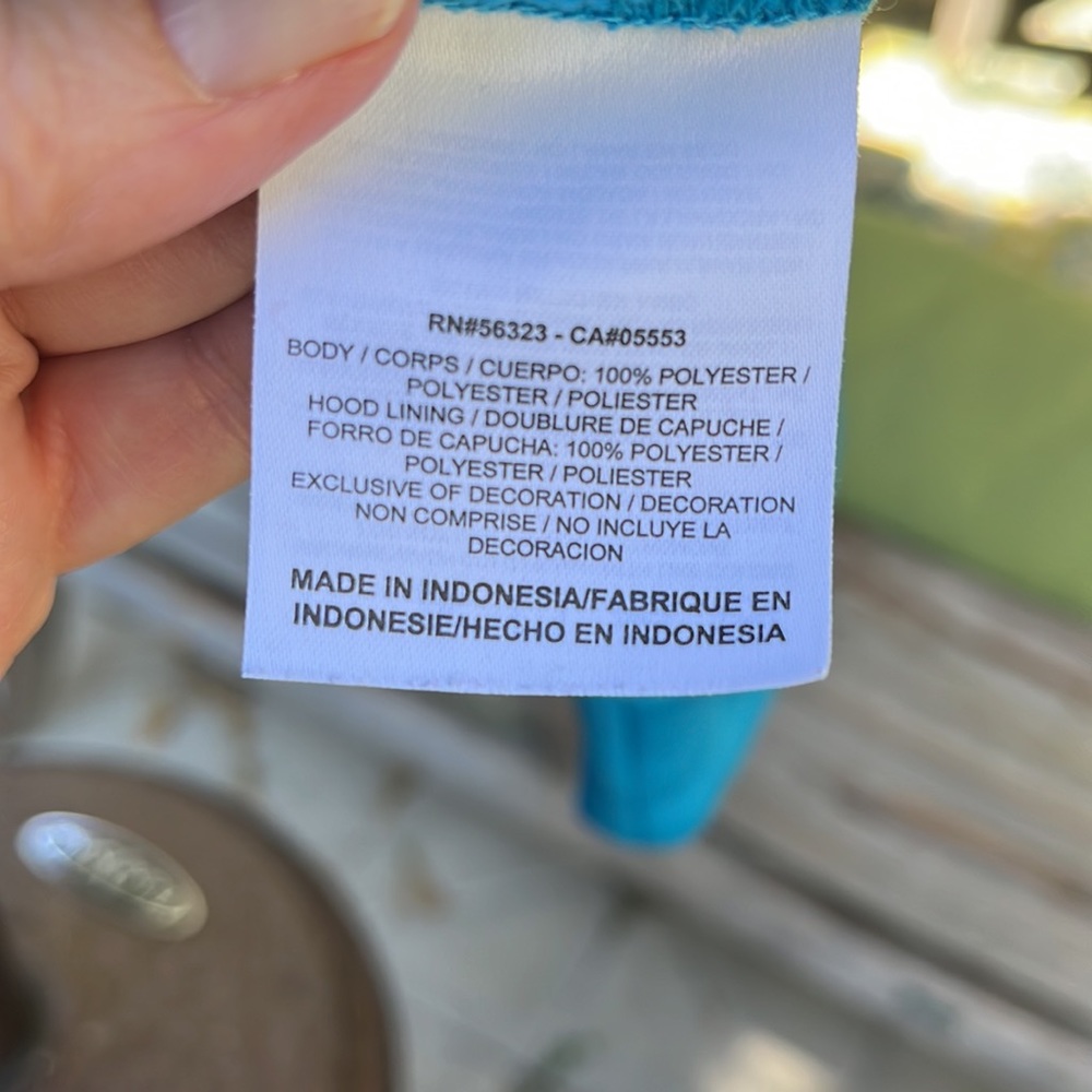 Nike kids XL blue hoodie sweatshirt, pullover, front pocket, fleece insi… - Picture 4 of 7